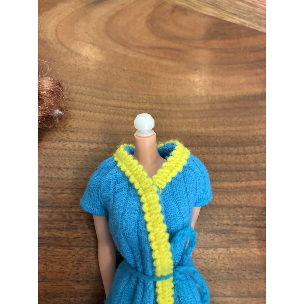 1967 Walking Jamie Barbie Doll Dress/Outfit, Sears Exclusive Japan Titian Red - Picture 10 of 14